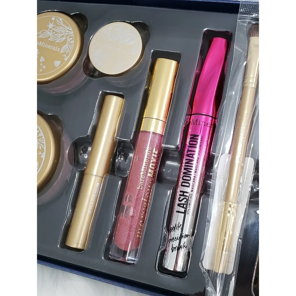 NEW - BARE MINERALS Divine Decadence 8-Piece‎ Makeup & Brush Set
